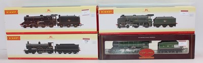 Lot 775 - Four Hornby locos & tenders: R2743  4-4-0...