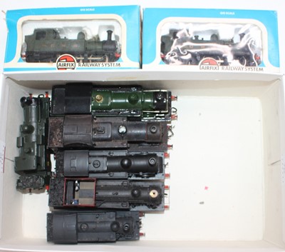 Lot 780 - Eight tank locos: 2 x Airfix 0-4-2 GWR 1466...