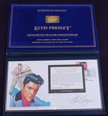 Lot 1128 - Elvis Presley, a cased set of Ten Official...