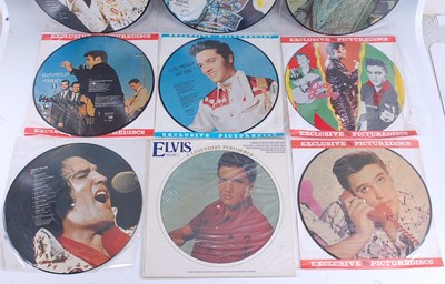 Lot 1082 - Elvis Presley, a collection of vinyl mostly LP'...
