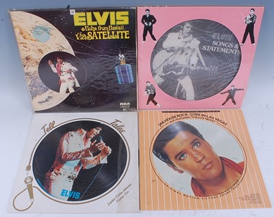 Lot 1082 - Elvis Presley, a collection of vinyl mostly LP'...