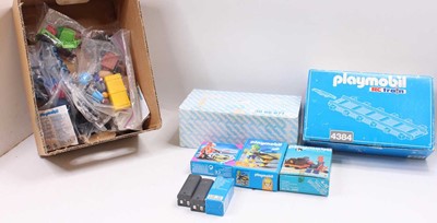 Lot 148 - 2 boxes containing a collection of Playmobil...