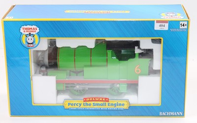 Lot 165 - Bachmann G scale 91402 Percy the Small Engine,...