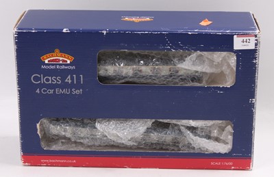 Lot 442 - Bachmann Branchline Class 411, 4-car EMU blue...