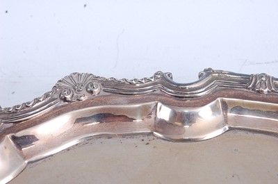 Lot 2154 - A modern silver salver by Garrard & Co, having...