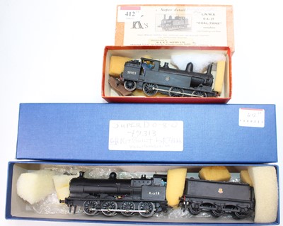 Lot 412 - Two kit-built locos: Keyser LNWR 0-6-2 coal...