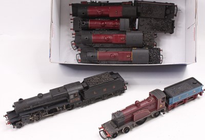 Lot 432 - Six locos, mainly Hornby: LMS 2-6-4 tank 2308...