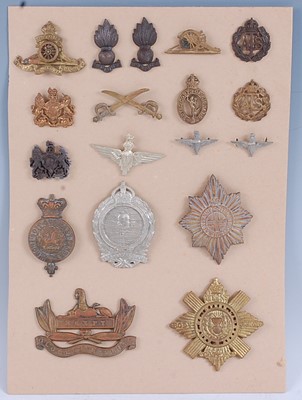 Lot 237 - A collection of badges and insignia to include...