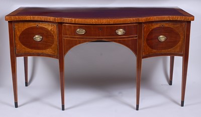 Lot 2464 - A 19th century mahogany and satinwood...