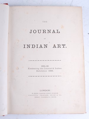 Lot 2051 - The Journal Of Indian Art, Exhibition Series...