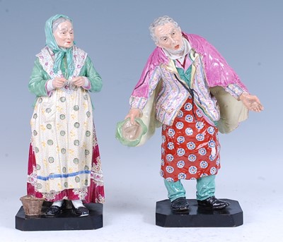 Lot 2065 - A pair of late 19th century German porcelain...