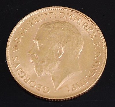 Lot 2065 - Great Britain, 1911 gold half sovereign,...