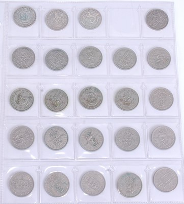 Lot 2135 - Great Britain and U.S.A, a folder of coins to...