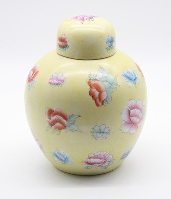 Lot 11 - A 20th century Chinese porcelain ginger jar...