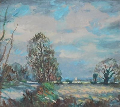 Lot 376 - Rowland Suddaby (1912-1972) - Landscape with...