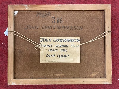 Lot 377 - John Christopherson (1921-1996) - Mount Vernon...