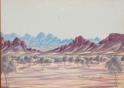 Lot 385 - Gabriel Namatjira (1941-1969) - Central...