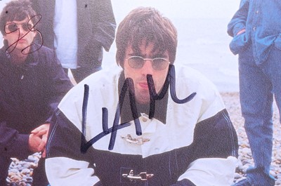 Lot 1109 - Lee Henshaw, Oasis, signed on page 9 by the...