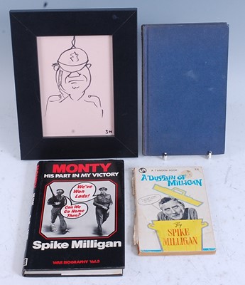 Lot 1179 - Spike Milliagan, (1918-2002), a pen sketch of...