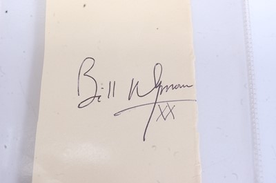 Lot 1191 - An autograph album containing various...