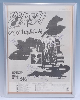Lot 1189 - The Clash, a page from the October 22nd...