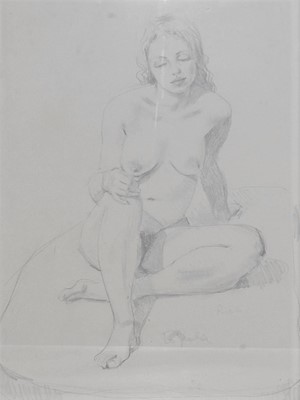 Lot 388 - Tom Greenshields (1915-1994) - Rosie, pencil,...