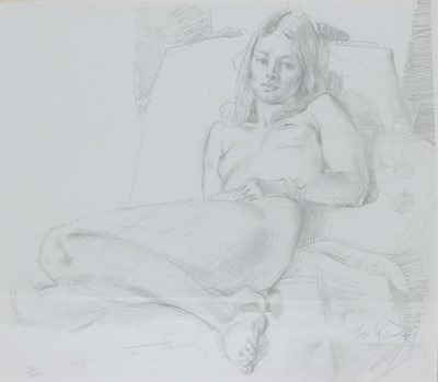 Lot 392 - Tom Greenshields (1915-1994) - Emma, print on...