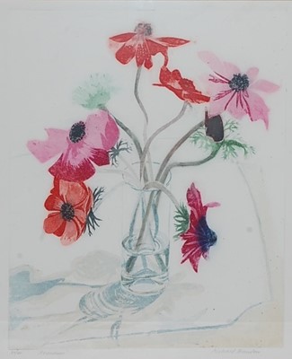 Lot 394 - Richard Bawden (b.1936) - Anemones, lithograph...