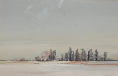 Lot 396 - Richard Rennie (b.1932) - Winter landscape...