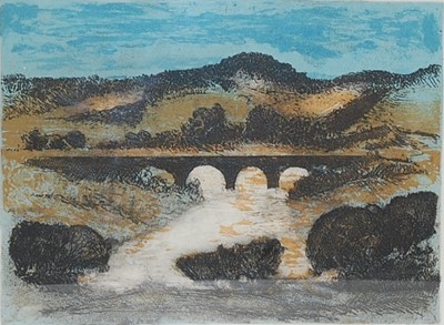 Lot 401 - Andre Bicat (1909-1996) - River landscape...