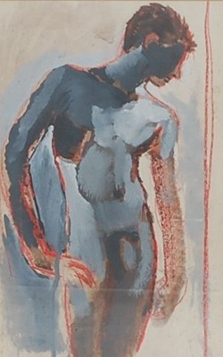 Lot 409 - In the style of Keith Vaughan - Male nude...