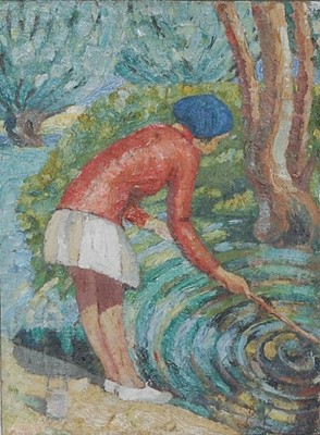 Lot 411 - Evelyn Winifred Aston (1891-1975) - Fishing in...