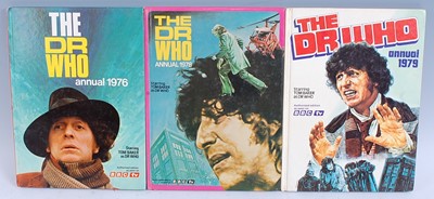 Lot 1103 - Peter Haining, Dr Who A Celebration annual,...