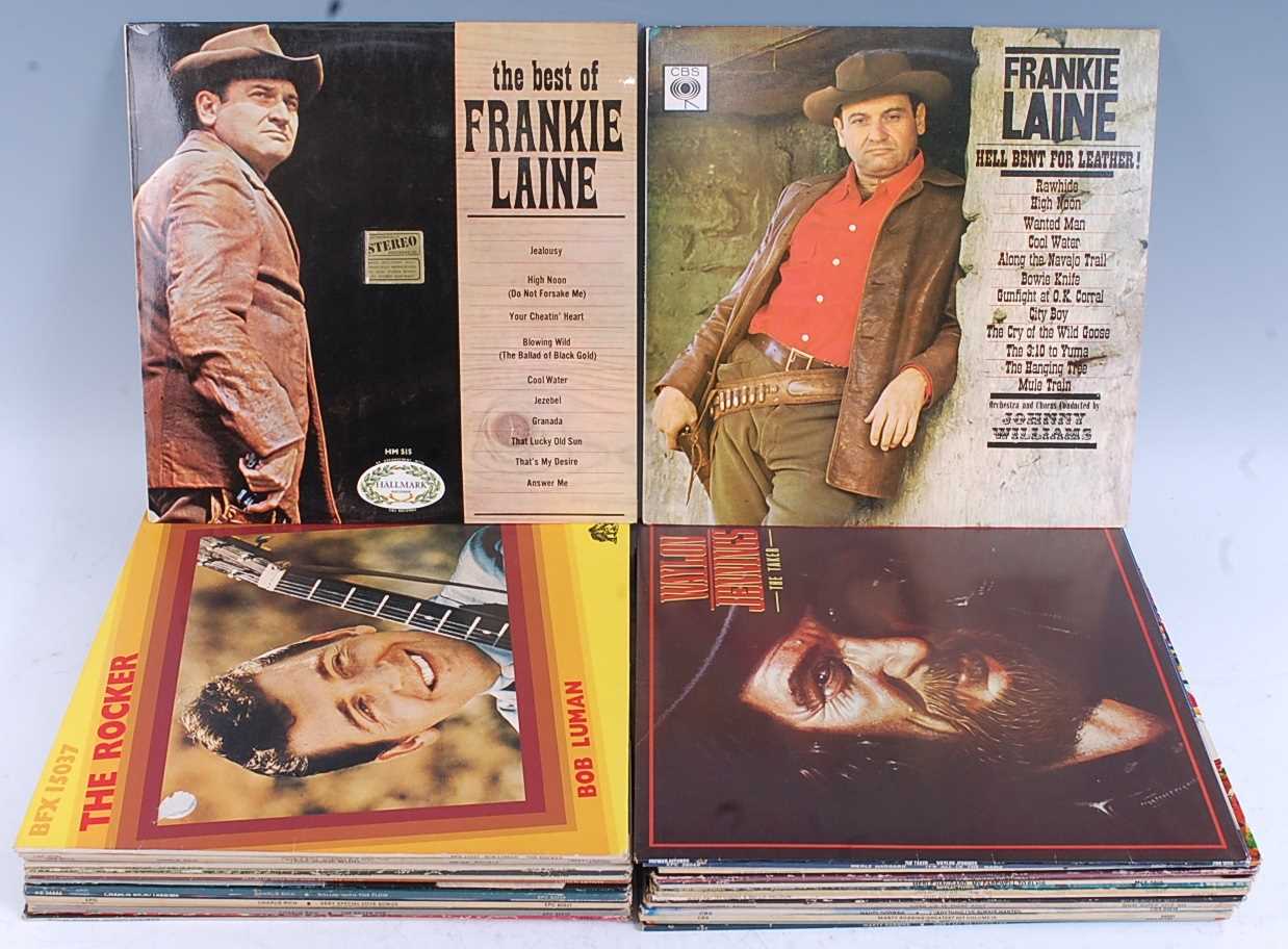 Lot 1039 - A collection of LP's, mostly American Country...