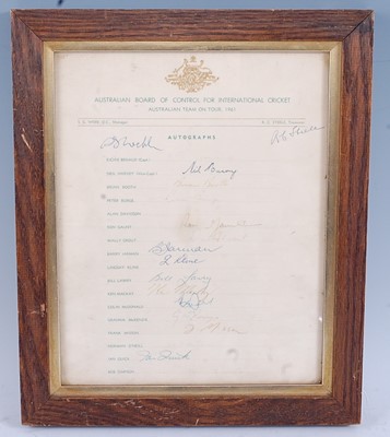 Lot 1262 - Australian Board of Control for International...