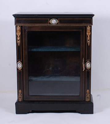 Lot 2470 - A Victorian ebonised and gilt metal mounted...