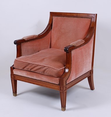 Lot 2456 - A good quality mahogany framed armchair in the...
