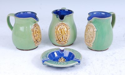 Lot 37 - A set of three late 19th century Doulton...