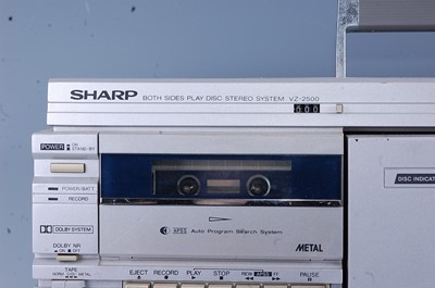 Lot 1013 - A Sharp VZ-2500 Boombox, circa 1982, having a...