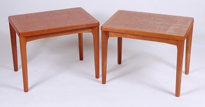 Lot 563 - A pair of 1960s Danish teak occasional tables...