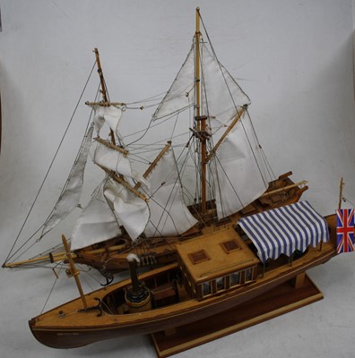 Lot 39 - A 20th century hand built wooden model of a...