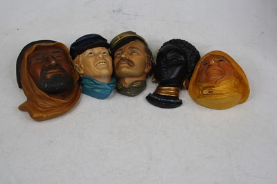Lot 85 - A collection of Bossons plaster wall masks