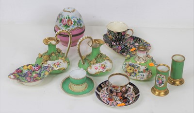 Lot 92 - An 1806-1825 Imari palette porcelain coffee...