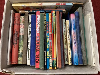 Lot 110 - Two boxes of various Children's vintage books
