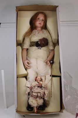 Lot 242 - A large Himstedtkinder puppet doll, h.100cm, w....