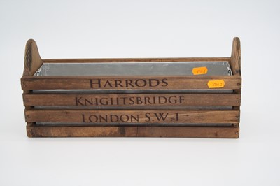 Lot 121 - A pair of reproduction Harrods champagne trays,...