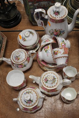 Lot 138 - A Royal Albert Lady Carlyle pattern four place...