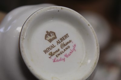 Lot 138 - A Royal Albert Lady Carlyle pattern four place...