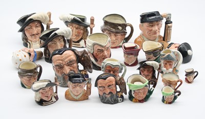 Lot 141 - A collection of Royal Doulton character jugs...