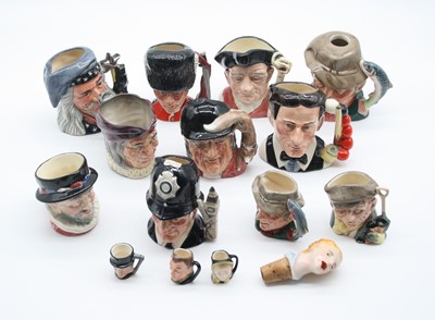 Lot 142 - A collection of Royal Doulton character jugs...